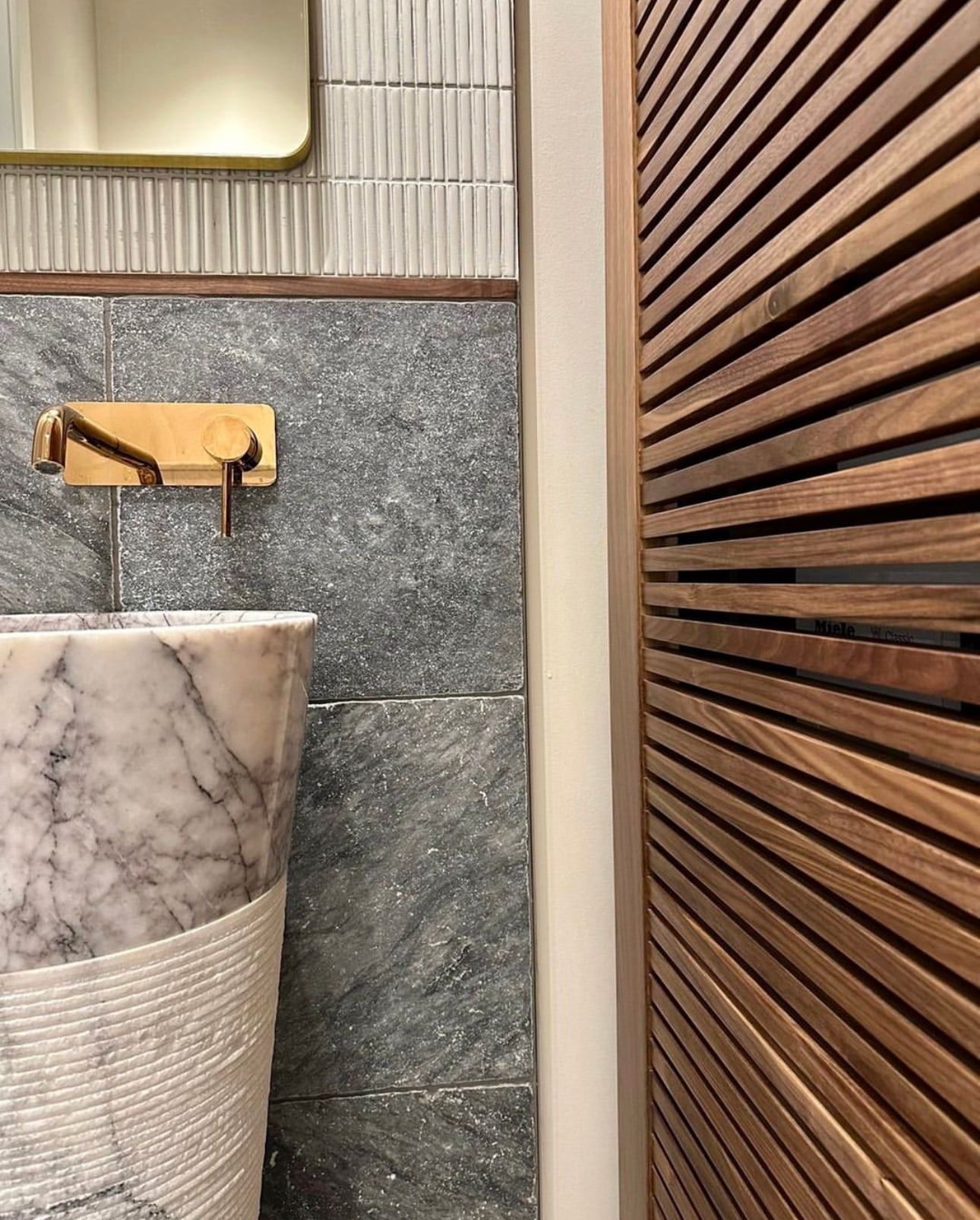 Remodelled bathroom at Buckland Crescent, Belsize Park