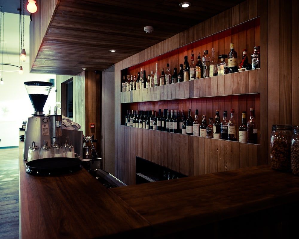 Bespoke bar joinery in a restaurant refurbishment